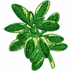 Flowers And Tree Embroidery Design 6